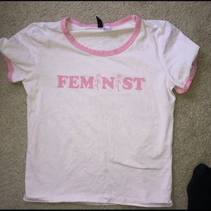 “Feminist” crop top